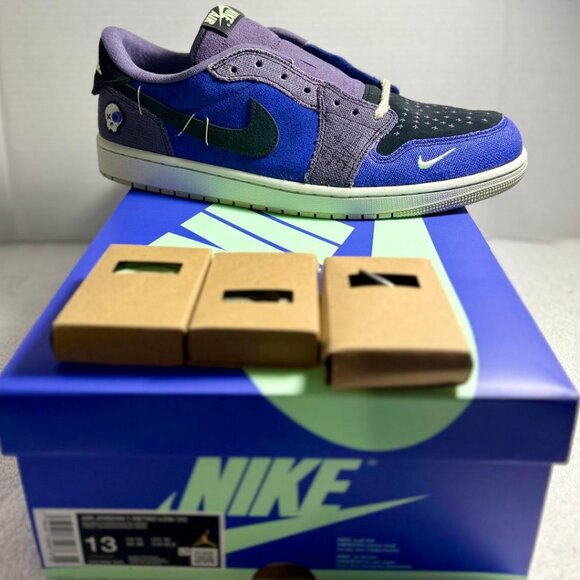 Air Jordan 1 Retro Low OG x Zion Williamson Voodoo IH2309-500 Men’s Size 12 - Picture 2 of 12